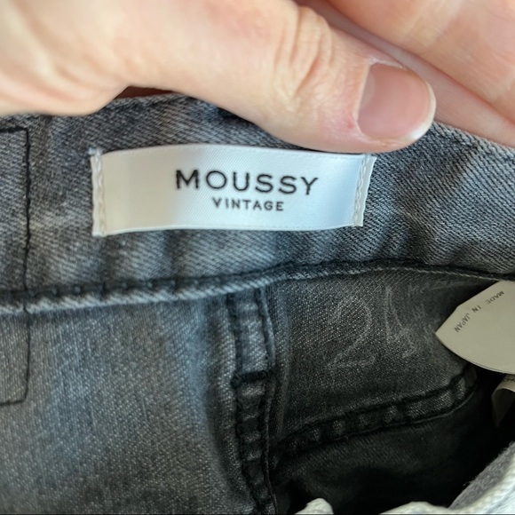 MOUSSY VINTAGE x REVOLVE Carmel Rebirth High Rise Light Black Skinny Ankle Jeans - Picture 10 of 13